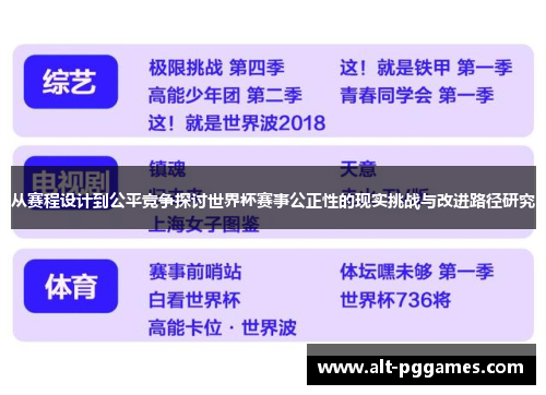 从赛程设计到公平竞争探讨世界杯赛事公正性的现实挑战与改进路径研究